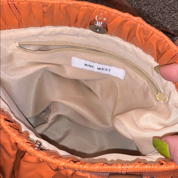 Nine West Orange Purse - Picture 5 of 5